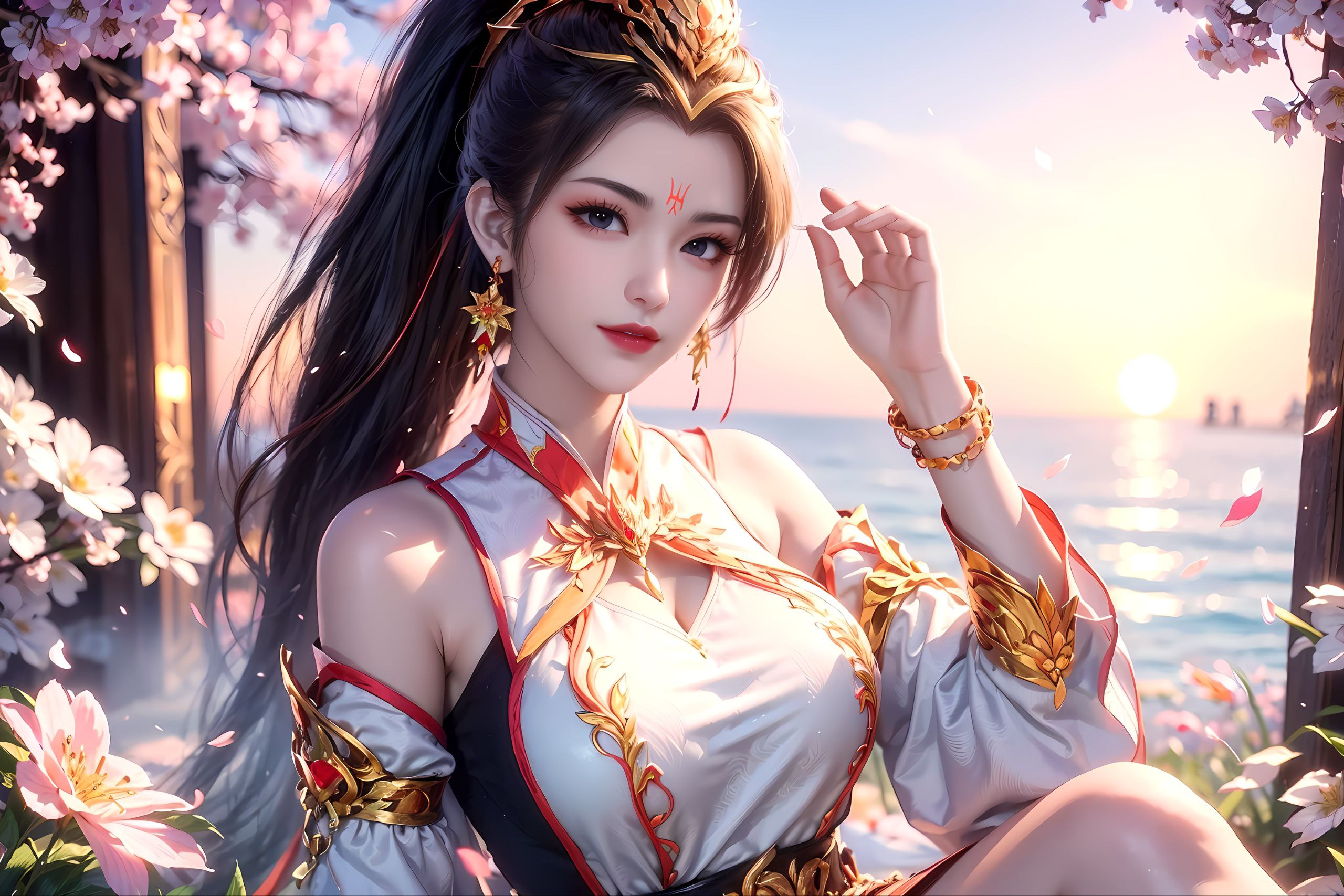 但她以坚定