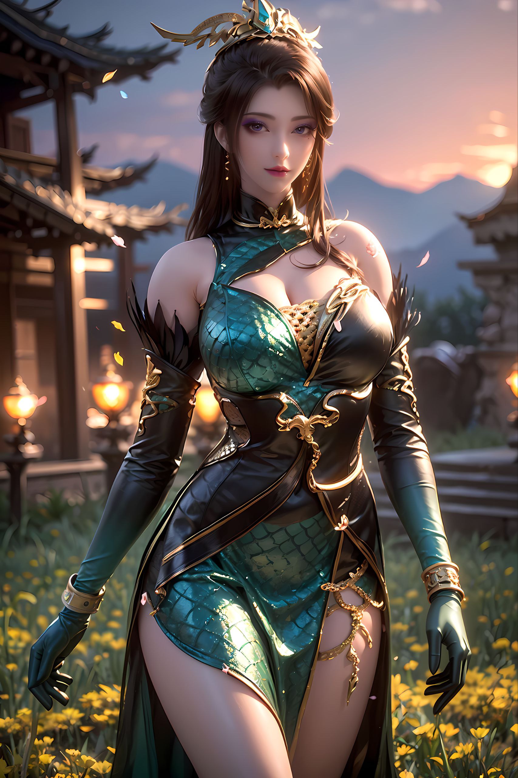 虽然