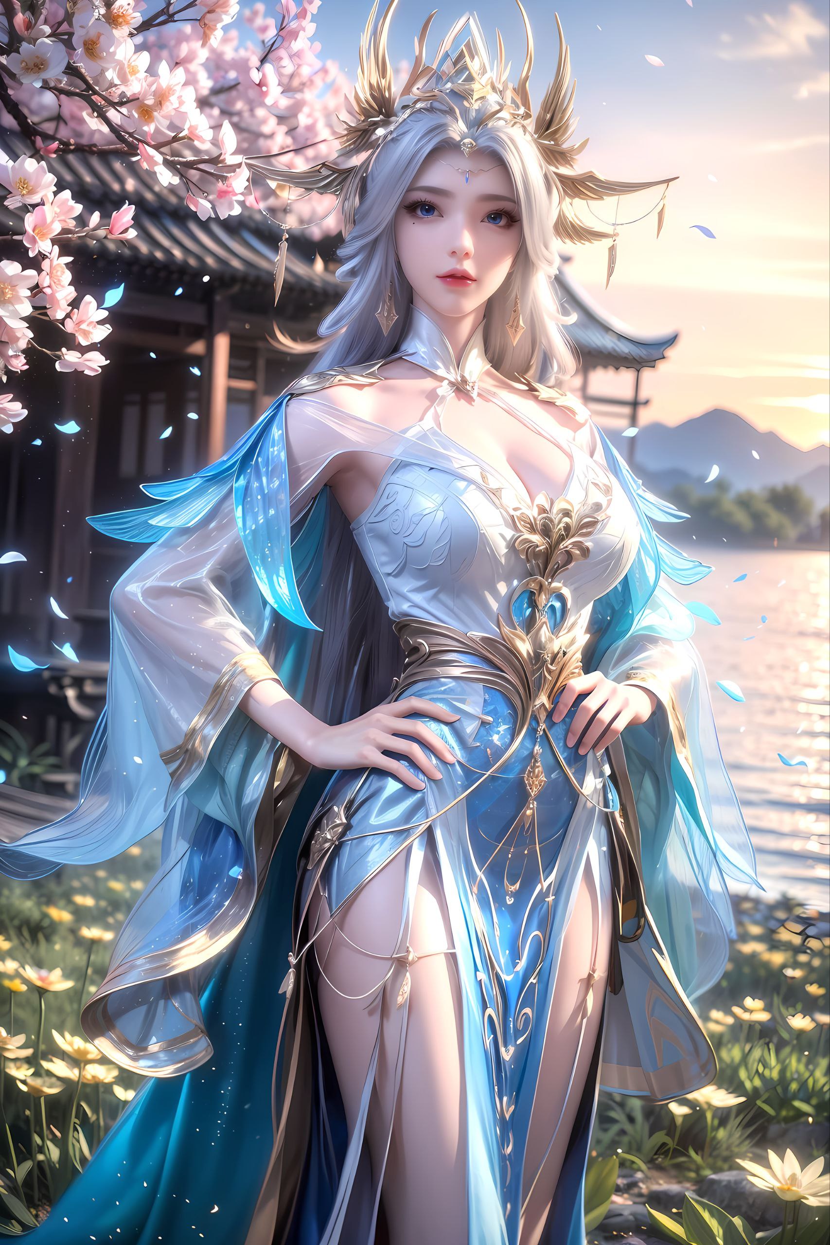 而以